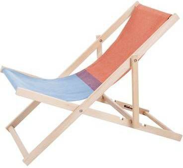 Weltevree Beach Chair Strandstoel Rood/Blauw