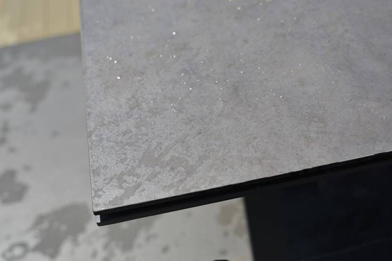 4 Seasons Outdoor | Tafelblad Goa 220 x 95 cm | HPL Dark Grey