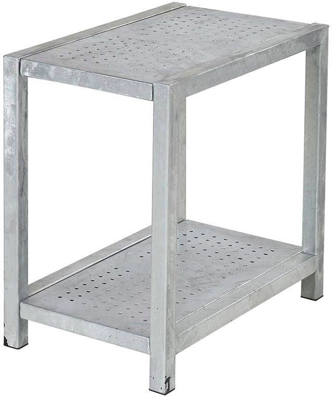 Plus Danmark Sidetable verzinkt staal 47 x 77 x 72 cm