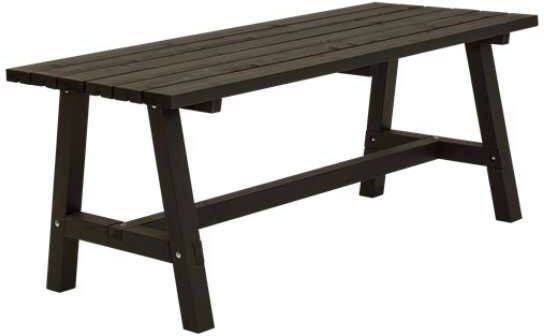 Plus Danmark Tafel vuren | Country gegrond zwart 75 x 177 x 72 cm