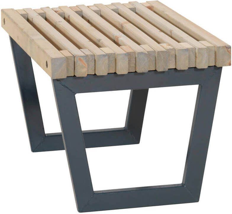 Plus Danmark Tuinbank/tafel Siesta | Dennenhout grijs gebeitst | 80 cm breed