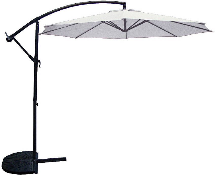 SenS-Line SenS Line Menorca zweefparasol rond Ã, ˜, 300 cm Ecru