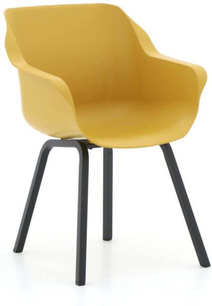 Hartman | Tuinstoel Sophie Element met Armleuningen | Curry Yellow