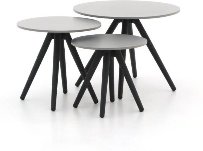 Intenso Vasaro bijzet tuintafelset 3 delig Laagste prijsgarantie!