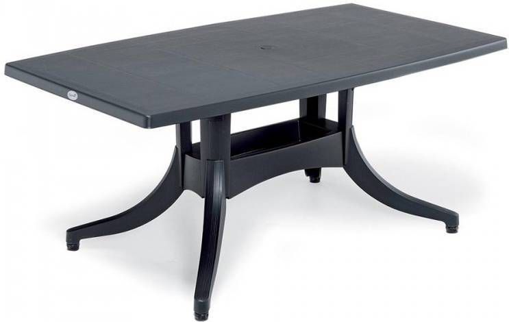 Hartman tafel Europa antraciet 160x90x72 cm Leen Bakker
