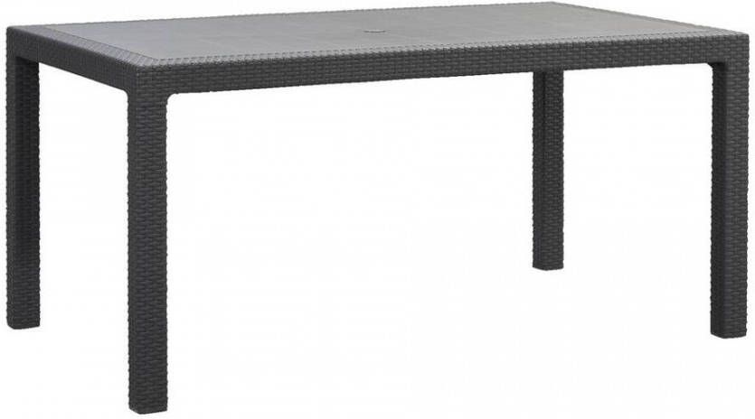 Keter tafel Melody grijs 160x94, 5x74, 5 cm Leen Bakker