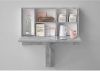 Leen Bakker Wandplank/klaptafel Arta beton grijs 80x83, 3x40, 4 cm online kopen