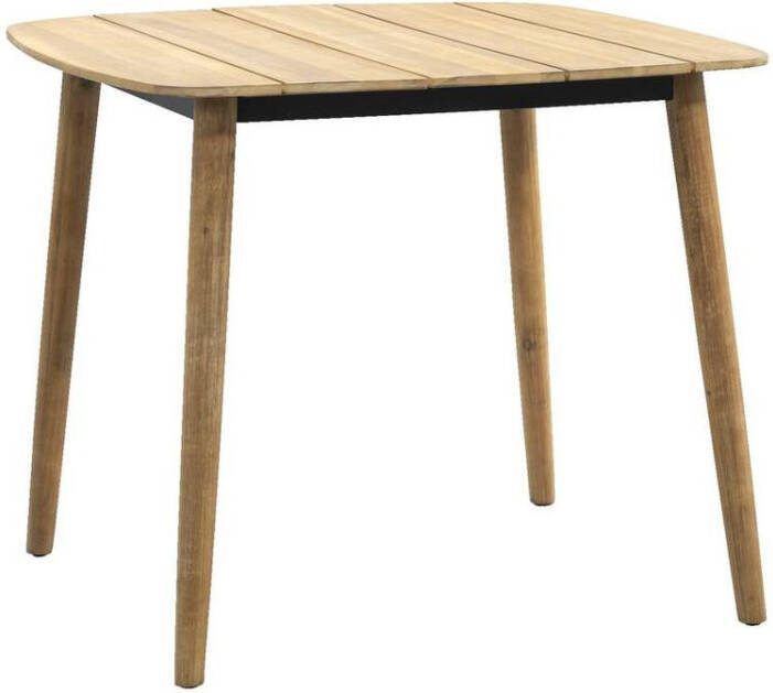 Leen Bakker Tuintafel Lot naturel 75x90x90cm