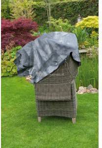 Nature Beschermhoes Voor Stoelen Tuinmeubelen 140x75x70 cm Grijs