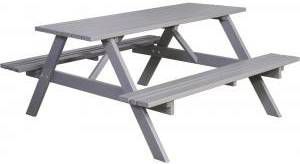SenS-Line Sens line Remia Picnic Tuintafel Grey 150 Cm Grijs