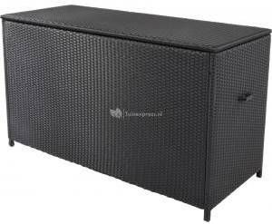 Voordeeldrogisterij Kussenbox Zwart 165×67×95 cm(l×b×h )