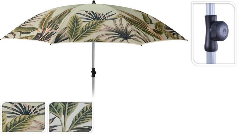 Pro Garden Strandparasol Ø200cm Bladeren