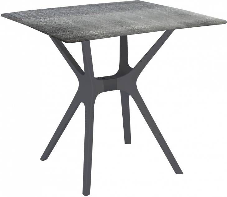 SenS-Line Sens line Jasper Tuintafel 80x80cm Grey Grijs
