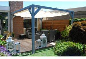 Pergola Nesling Douglas Stand-alone Gebroken wit 200x500 cm