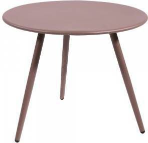 Lesli Living Lesli Outdoor Bijzettafel 'Rafael' Ø45 x 35cm, kleur Taupe