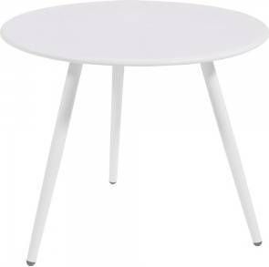 Lesli Living Lesli Outdoor Bijzettafel 'Rafael' Ø45 x 35cm, kleur Wit