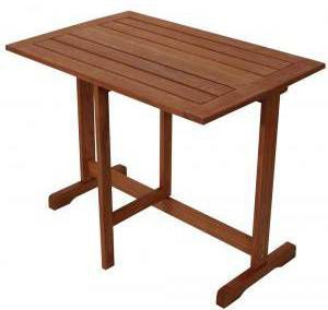 Express Houten tuintafel opklabaar 90x60x74 cm