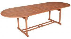 Express Lima houten uitschuifbare tuintafel