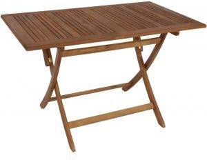 Express Maracana klapbare houten tuintafel 120 x 70 cm