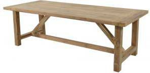 Express Teak tuintafel Castle 240x100x76 cm