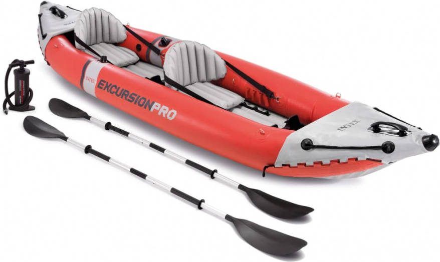Intex Excursion Pro Kajak Opblaasbaar 2 personen 384 Cm Rood
