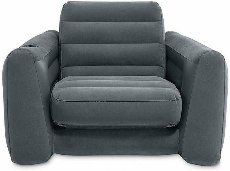 Intex Pull-Out Stoel/bed 1-persoons 107 x 221 x 66cm zwart
