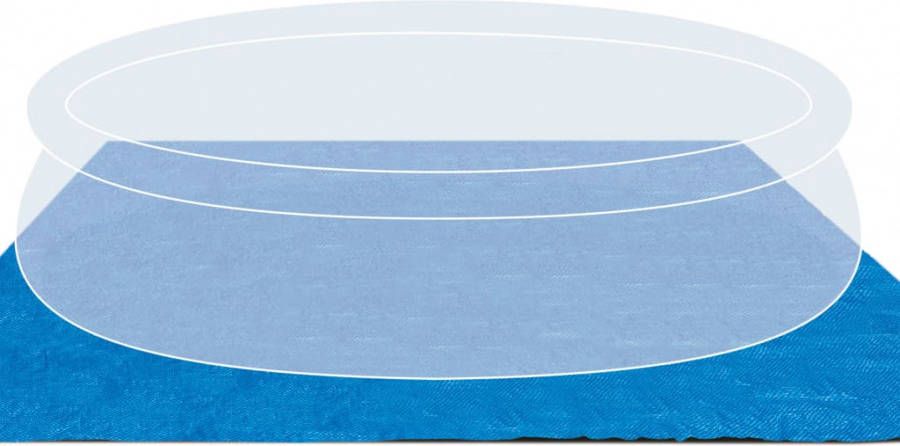 Intex Zwembad grondzeil vierkant 472x472 cm 28048