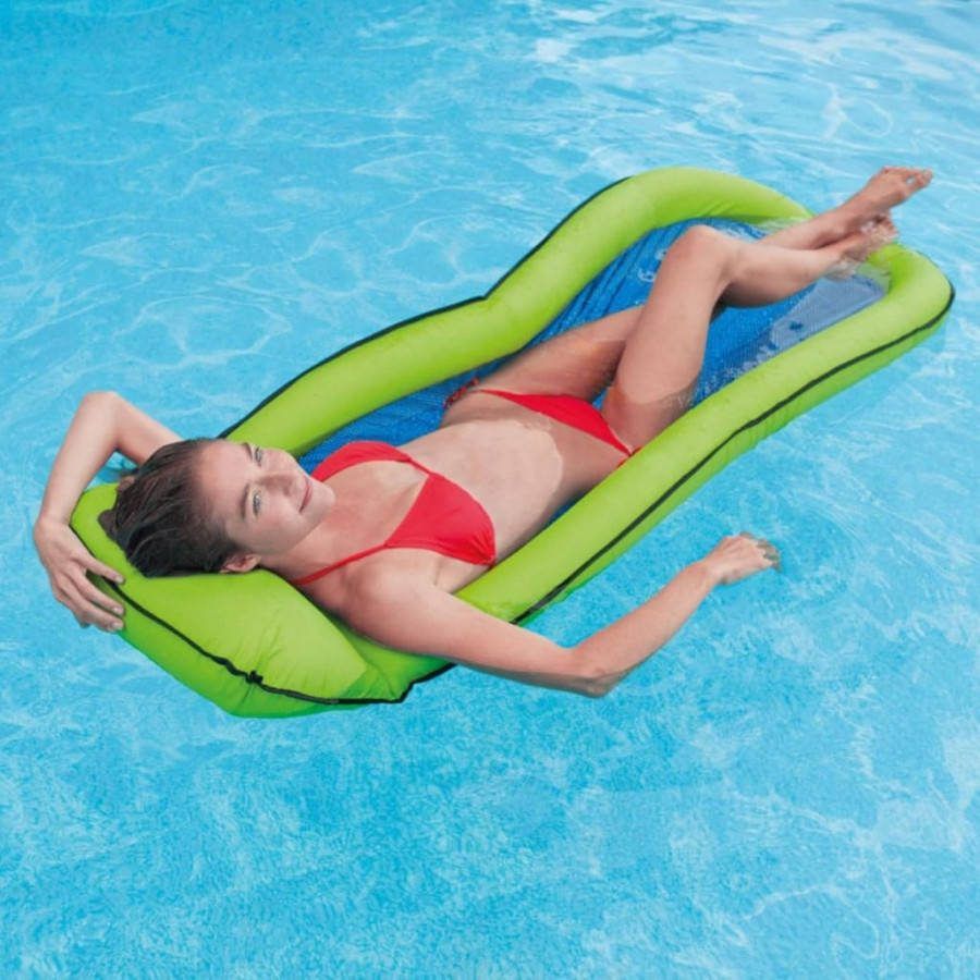 Intex Mesh Luchtbed/Drijfmat Luchtbedden 178 x 94 cm