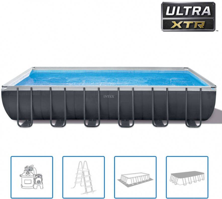 Intex Zwembadset Ultra XTR Frame rechthoekig 732x366x132 cm