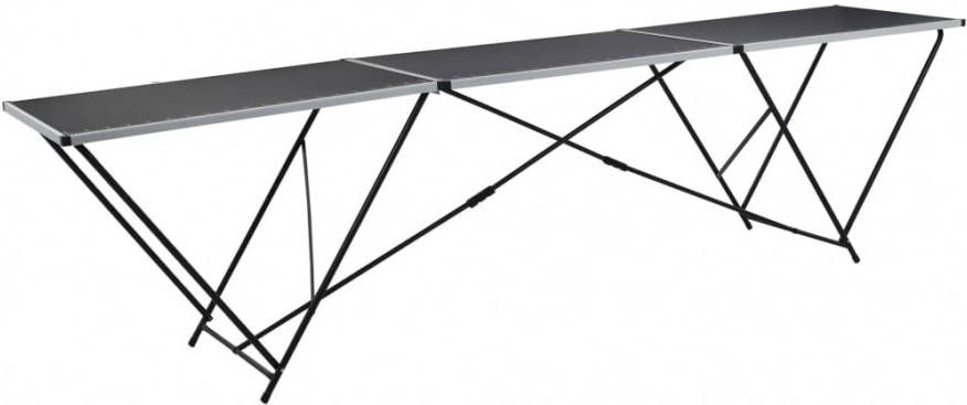 VIDAXL Behangtafel inklapbaar 300x60x78 cm MDF en aluminium