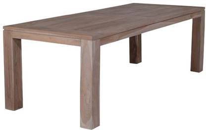 Garden Impressions Mexico tafel 240x100xH76 grijs teak