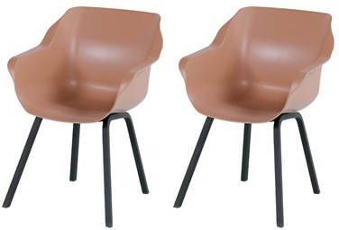 Hartman | Tuinstoel Sophie Element met Armleuningen 2 Stuks | Italian Terra