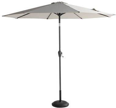 Hartman Parasol 'Sunline' 270cm, kleur Lichtgrijs