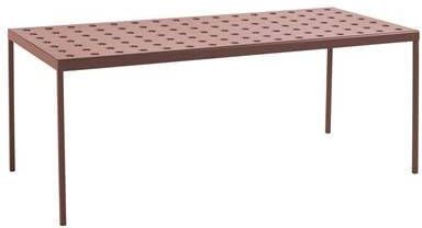 HAY Balcony Eettafel 190 x 87 cm Iron red