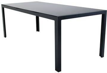 SenS-Line SenS line Palermo aluminium tuintafel 150cm met glazen blad