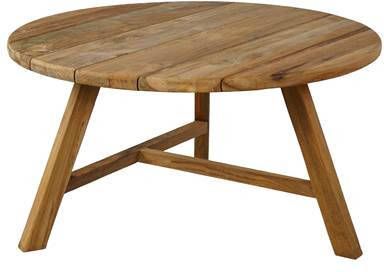 SenS-Line Sens line Woody Teak Sidetable Ø80cm Bruin