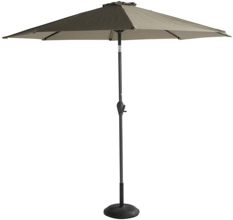 Hartman Parasol 'Sunline' 270cm, kleur Olijfgroen