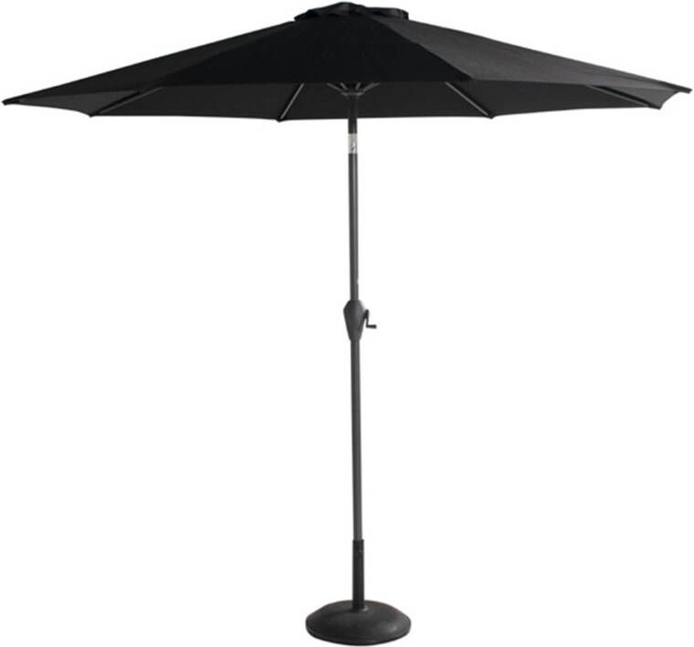 Hartman Parasol 'Sunline' 270cm, kleur Zwart