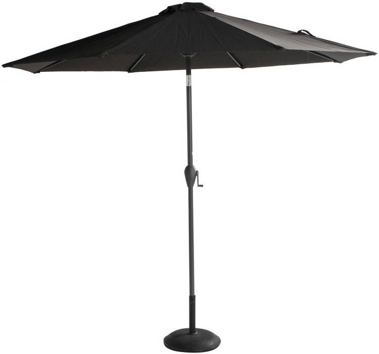 Hartman Parasol 'Sunline' 270cm, kleur Antraciet