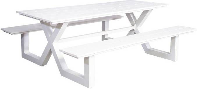 SenS-Line Sens line Kelvin Picknick Tuintafel 210x175x73 Wit