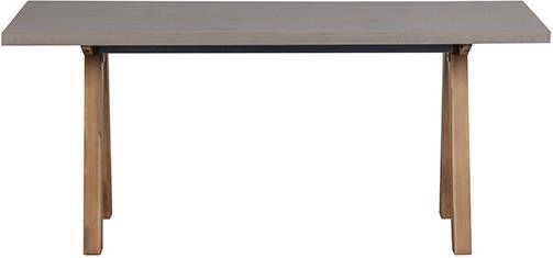WOOOD Eettafel Eef hout/polystone naturel 180 cm