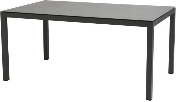 Taste by 4 Seasons | Tuintafel Salerno 160 x 95 cm Spraystone | Matt Carbon
